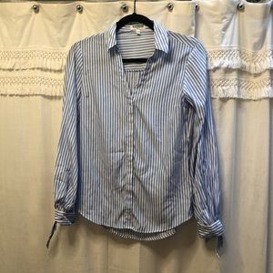 Express portofino tie cuff shirt